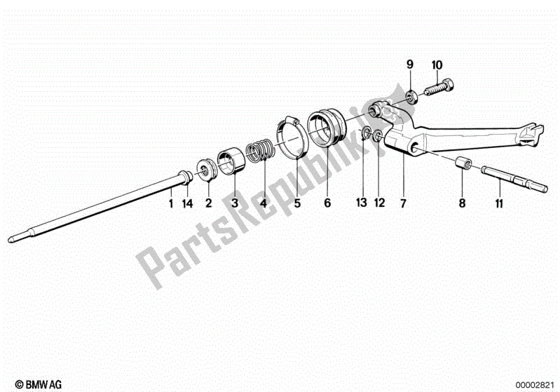 Todas las partes para Control De Embrague de BMW K 1100 RS 89V2 1992 - 1996