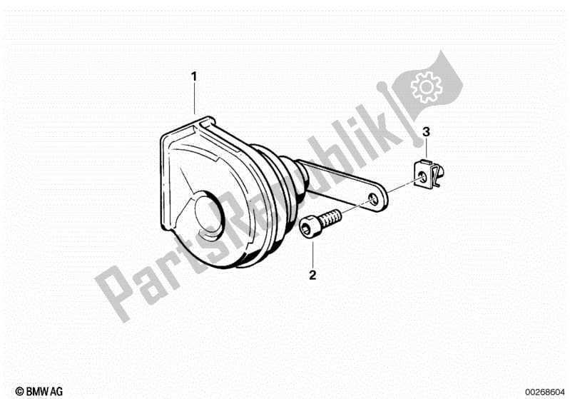 Todas las partes para Cuerno de BMW K 1100 RS 89V2 1992 - 1996