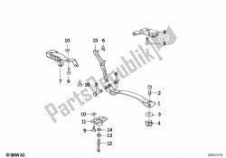 Mounting parts for bench seat