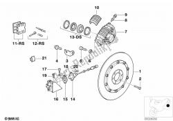 freno ruota posteriore, abs