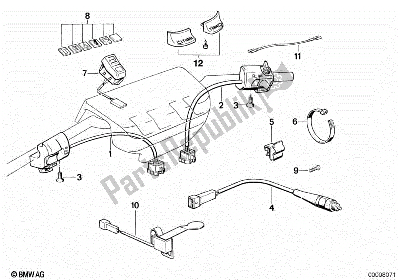 Todas las partes para Cambiar de BMW K 1100 RS 89V2 1992 - 1996