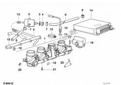 Throttle housing assy/control unit