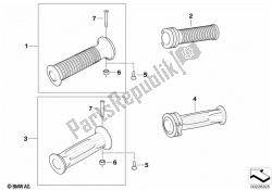 Handlebar grips unheated