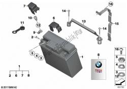 batteria, esente da manutenzione