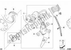 bomba de combustível e sensor de nível de combustível