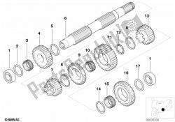 5-speed transmission RFH output shaft