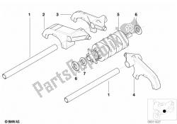 6-speed transmission shift components