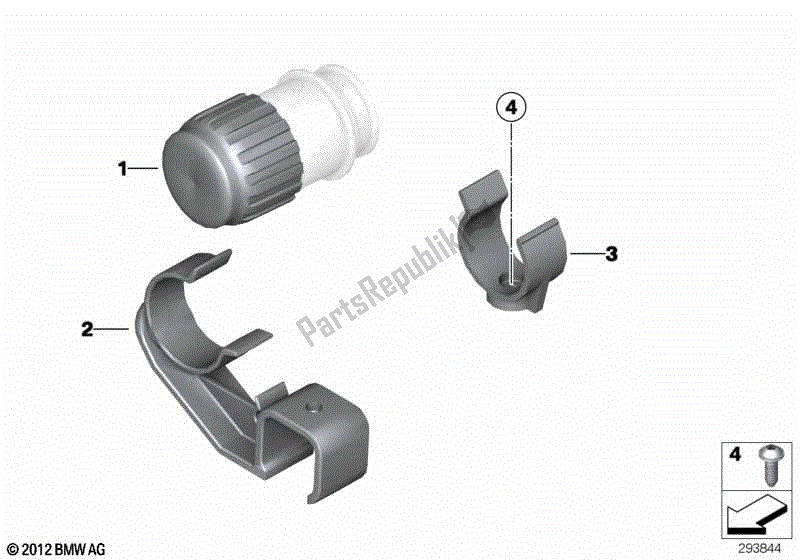 Todas las partes para Tapa Para Enchufe De Diagnóstico de BMW K 1200 LT  89V3 1998 - 2004