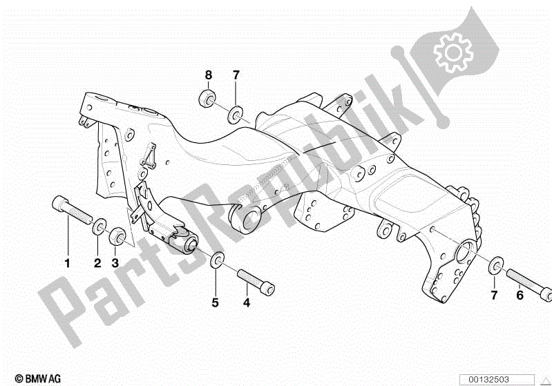 Todas las partes para Suspensión Del Motor de BMW K 1200 LT  89V3 1998 - 2004