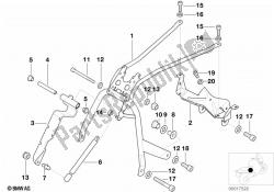 Fixing bridge, seat hinge