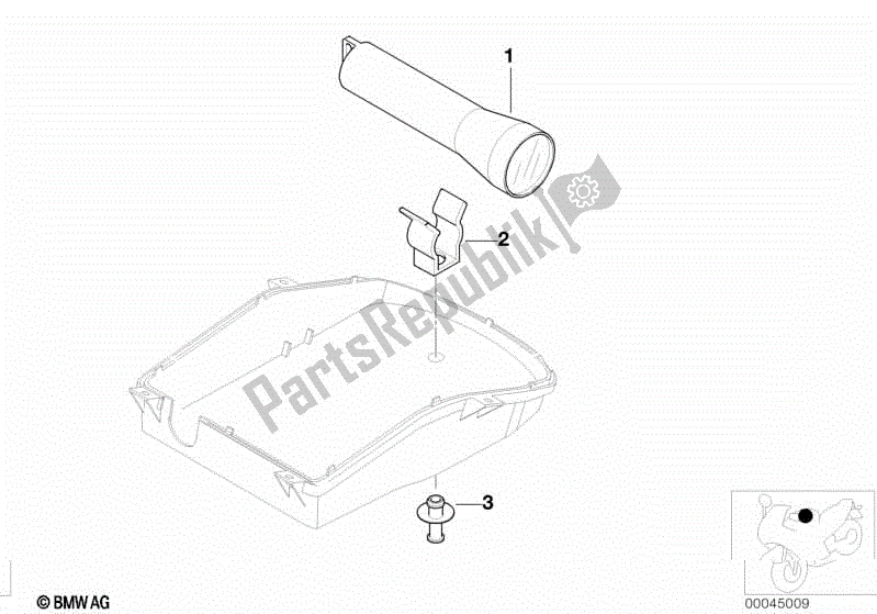 Todas las partes para Linterna de BMW K 1200 LT  89V3 1998 - 2004