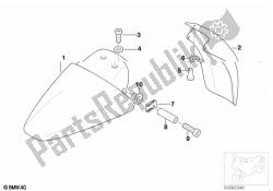 parafango della ruota anteriore