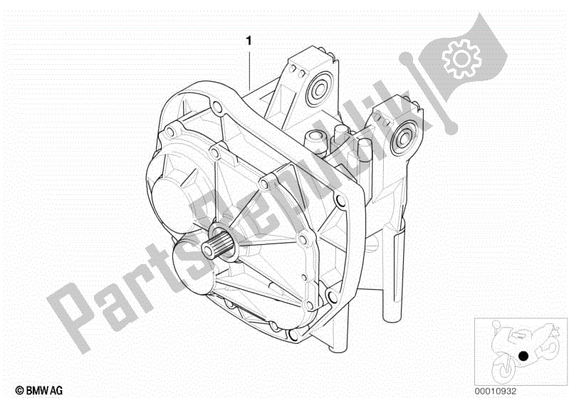 Todas las partes para Transmisión Manual de BMW K 1200 LT  89V3 1998 - 2004