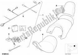 kit de reequipamiento, asiento doble calefactado