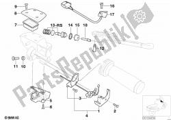 Single parts, parking brake fitting