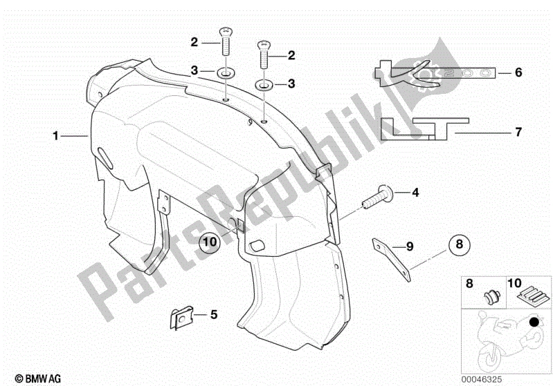 Toutes les pièces pour le Partie De La Queue du BMW K 1200 LT  89V3 1998 - 2004