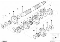 5-speed transmission RFH output shaft