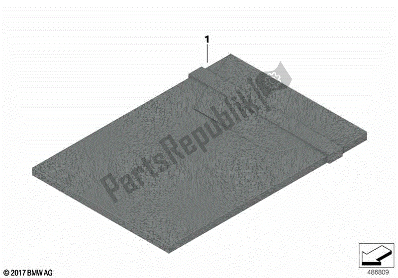 All parts for the Logbook Slipcase of the BMW K 1200 LT  89V3 2005 - 2009