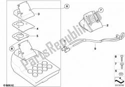 Mounting parts BMW navigator II