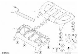 Rail with brake light