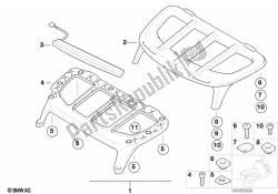 Rail with brake light