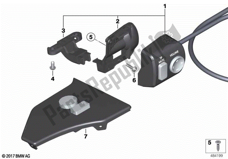 Todas las partes para Radio De Control Remoto de BMW K 1200 LT  89V3 2005 - 2009