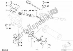 Single parts, parking brake fitting