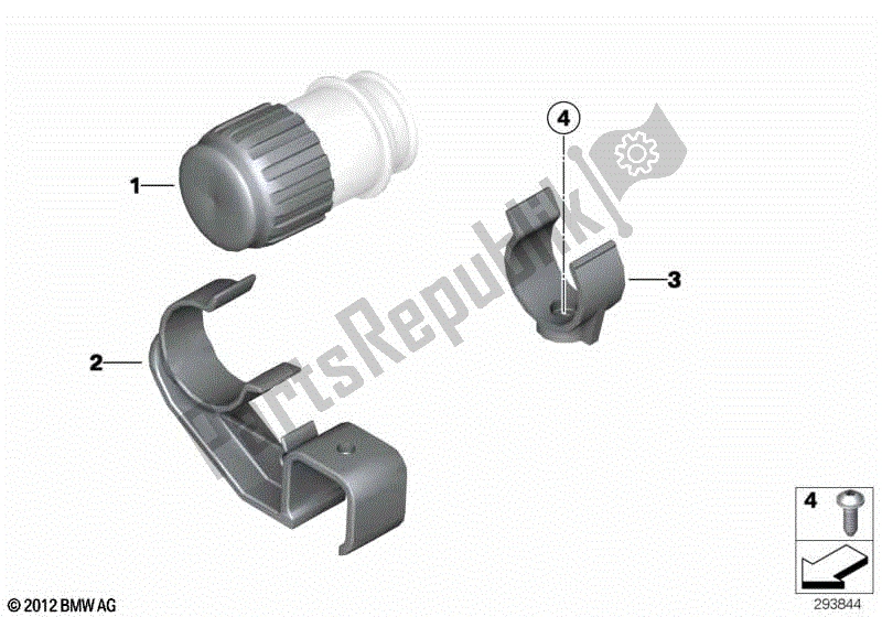 Todas las partes para Tapa Para Enchufe De Diagnóstico de BMW K 1200R 43 2005 - 2008