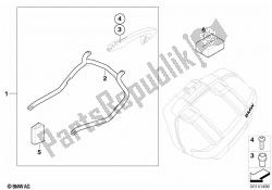 Case holder/Mounting parts