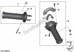 Handlebar grips unheated