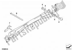 Tension struts with mounting