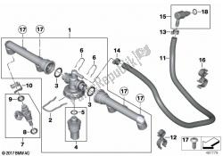 válvulas / tuberías del sistema de inyección de combustible