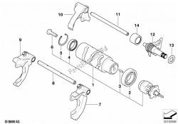 6-speed transmission shift components