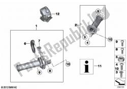 Handlebar grip, heated