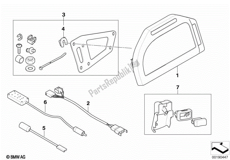 Todas las partes para Grupo De Instrumentos Hp de BMW K 1200R Sport 43 2006 - 2007