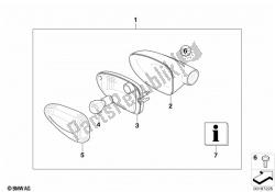 Install.kit turn indicators, white