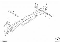 Tension struts with mounting