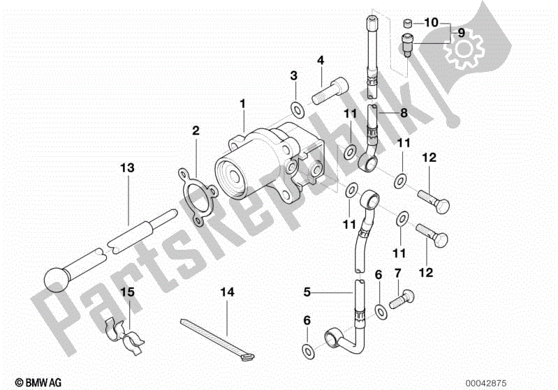 Todas las partes para Control De Embrague de BMW K 1200 RS  89V3 1996 - 2001