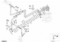 tubo de freno delantero abs / montaje