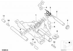 Mounting parts for bench seat