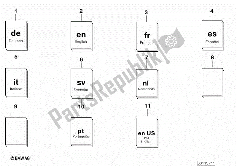 Todas las partes para Manuales De Reparación de BMW K 1200 RS  89V3 1996 - 2001