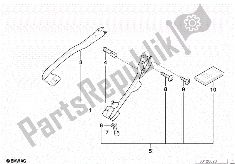 Todas las partes para Set Titular De La Caja de BMW K 1200 RS  89V3 1996 - 2001