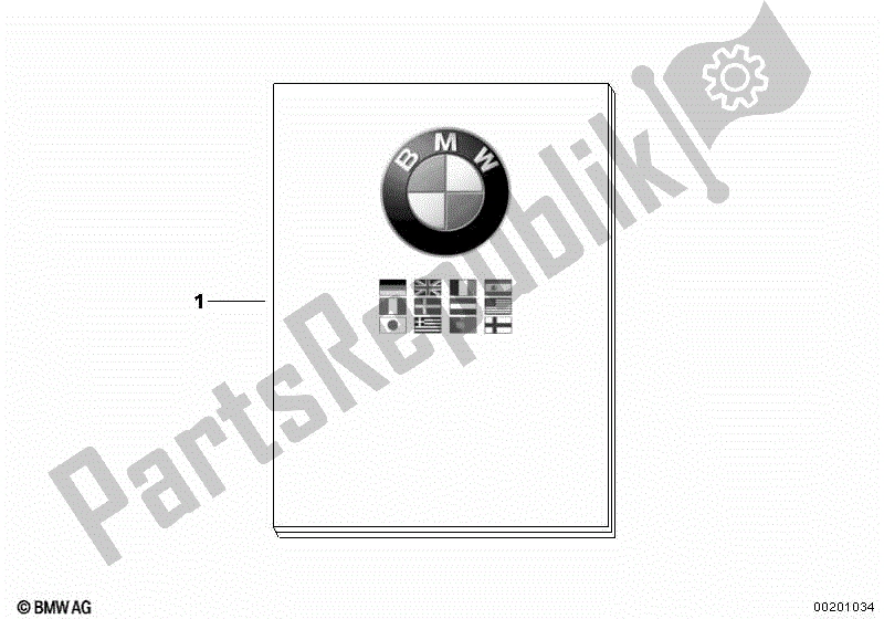 Todas las partes para Esquemas De Cableado de BMW K 1200 RS  89V3 1996 - 2001