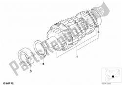 6-speed transmission, intermediate shaft