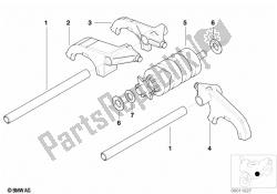 6-speed transmission shift components