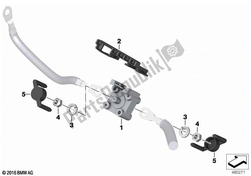 Wszystkie części do Podstawa B BMW K 1200 RS 41 2001 - 2004