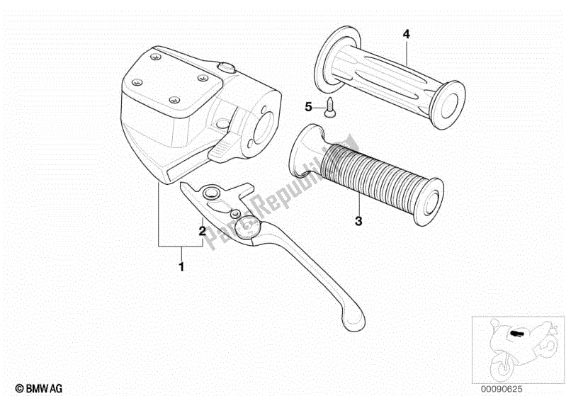 Todas las partes para Conjunto De Control De Embrague de BMW K 1200 RS 41 2001 - 2004