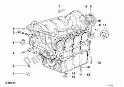 piezas de montaje del bloque de motor