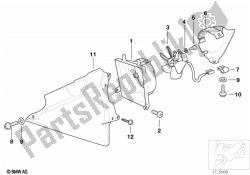 Fan housing, mounting parts