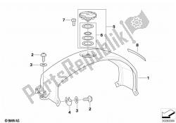 Fuel tank cover, filler cap